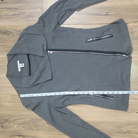 Kenneth Cole New York Moto Sweater Jacket - Picture 9 of 11